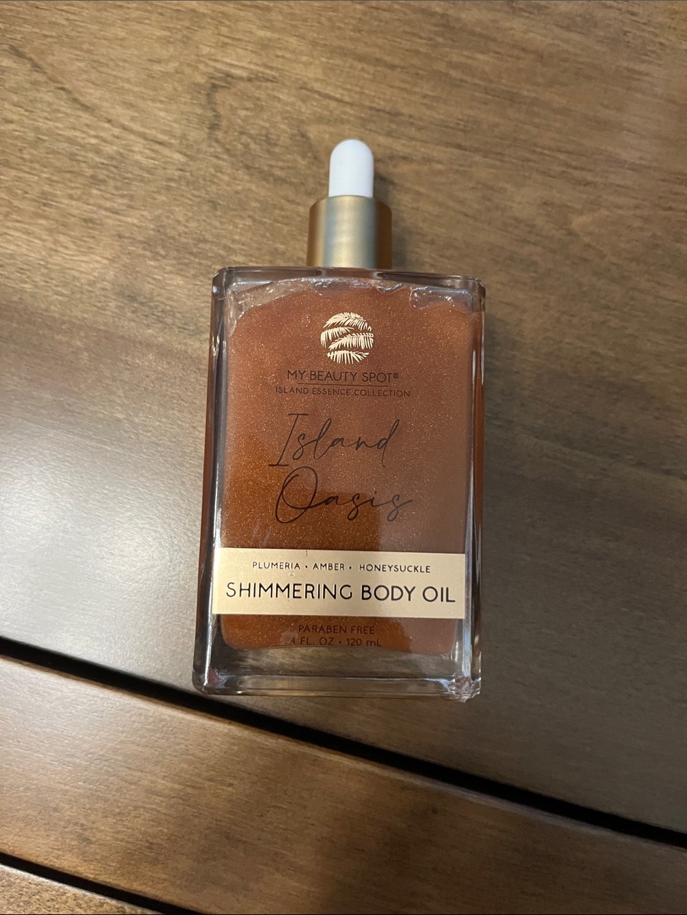 My Beauty Spot Island Oasis Shimmering Body Oil - Amber Bronze Glow